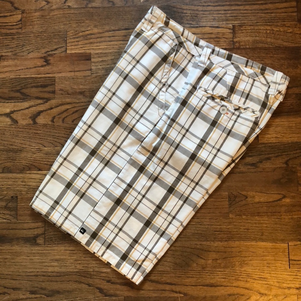 3 for $30 Plaid Cotton Quiksilver Shorts
